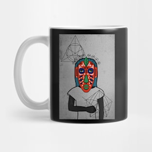 Serendipity - African Female Character with Davinci Set and Chess Accent Mug